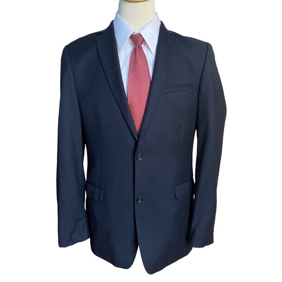 Joseph Abboud Blazer Mens Sports Coat 42 XL Black 2 Button Professional Jacket